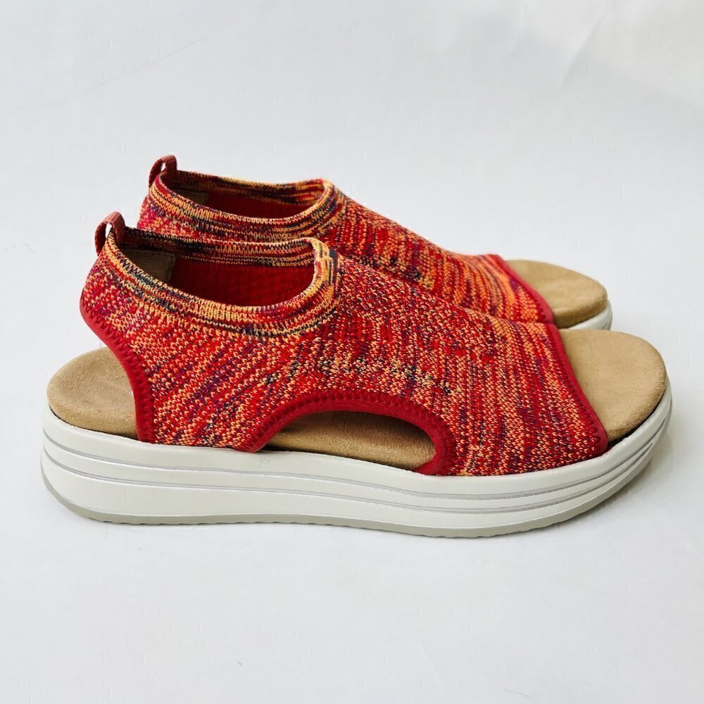 Remonte Jocelyn knit sandals in coral, Size 38 - Picture 3 of 11